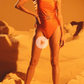 Capri NK swimsuit - Orange (strapless)